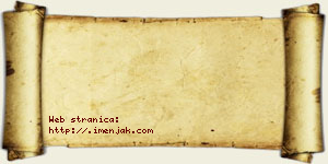 Jovana Rajić vizit kartica